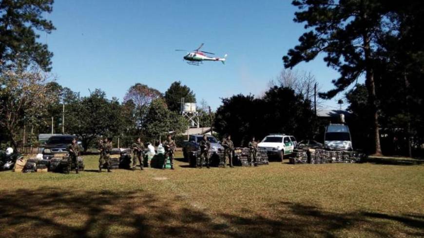 Secuestraron 9 mil kilos de marihuana en operativos dentro de la Provincia