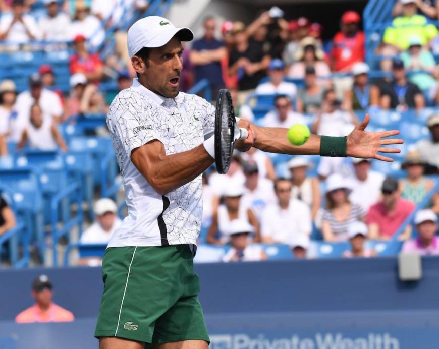 Tenis: Djokovic derrotó a Federer y se coronó en el Masters 1000 de Cincinnati