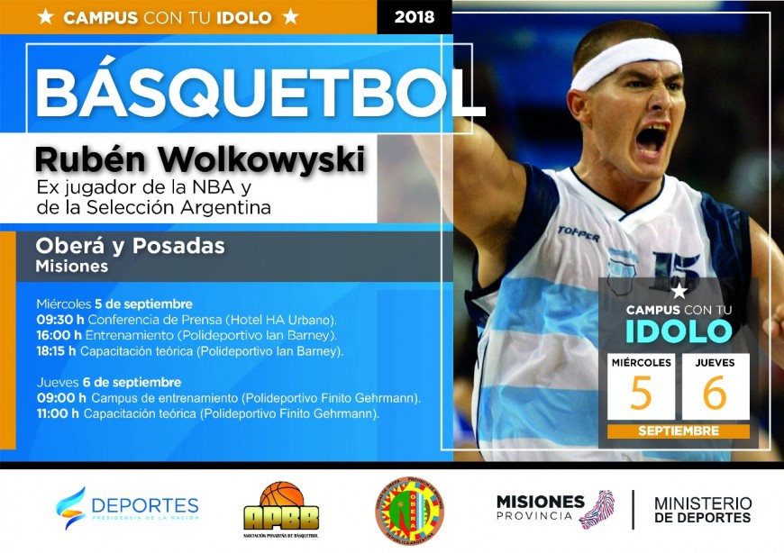 El “Colorado” Wolkowyski vuelve a Misiones para brindar el Campus con tu Ídolo 5 10 - Campus con tu Ídolo - 9