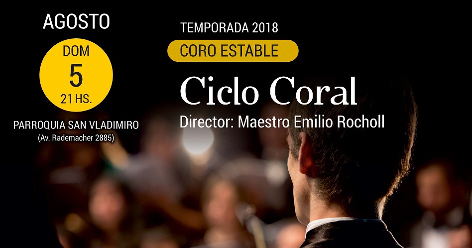 Cantos sacros y profanos el domingo en la Parroquia San Vladimiro