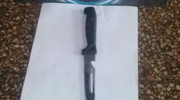 Intentaba robar amenazando con un cuchillo y terminó detenido