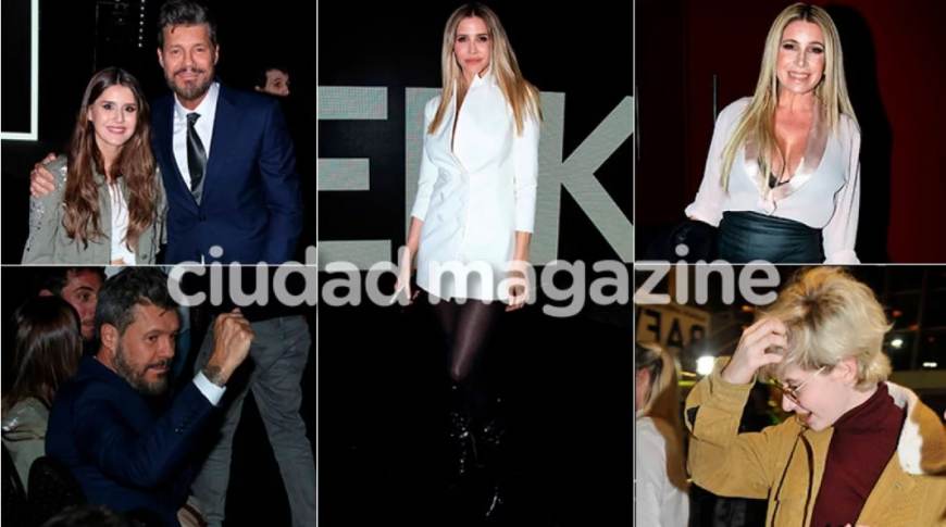 Marcelo Tinelli, orgulloso en primera fila en el desfile de Guillermina Valdés