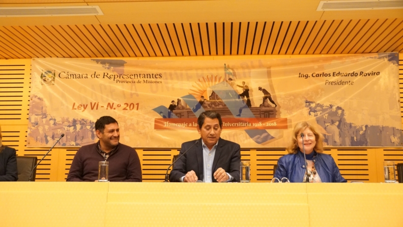 Legislatura: anuncian actividades por la “Semana de la Reforma Universitaria”