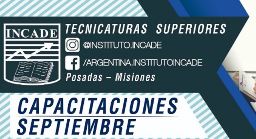 El sábado arrancan las nuevas capacitaciones del Incade
