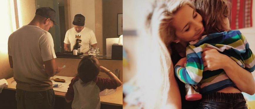 Soledad Fandiño y René Pérez, juntos en Buenos Aires por el cumpleaños «jurásico» de su hijo