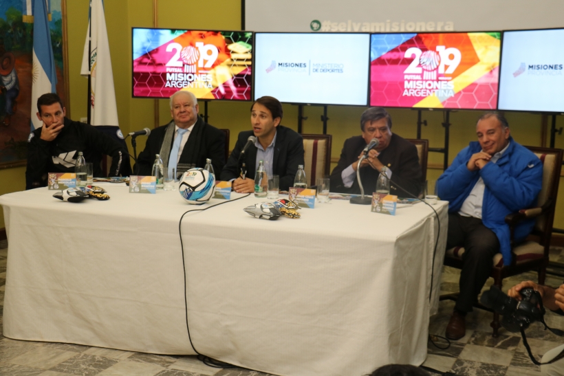 Presentaron la Copa Mundial de Futsal Misiones-Argentina 2019