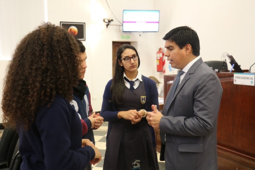 Concejo Estudiantil Inclusivo: los jóvenes tomaron juramento y sesionaron en el HCD