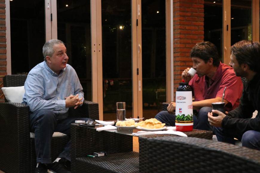Passalacqua recibió al “Patrón” Bermúdez en su visita a Misiones