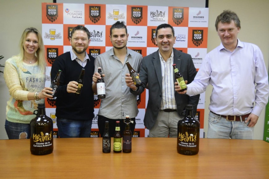 Todo listo para la primera copa de cerveza artesanal misionera