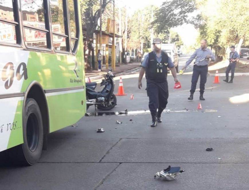 Falleció un motociclista que este domingo había protagonizado un accidente vial en Posadas