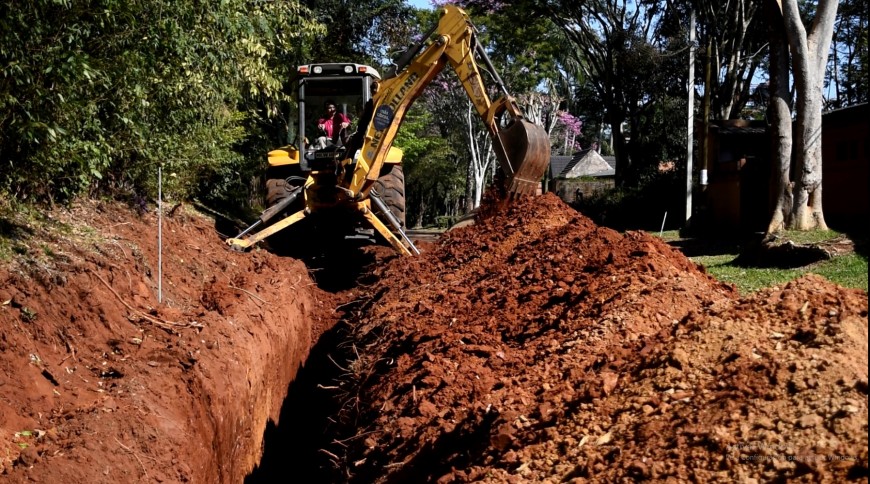 Comenzaron las obras de extensión de red de agua en las chacras 188 y 191