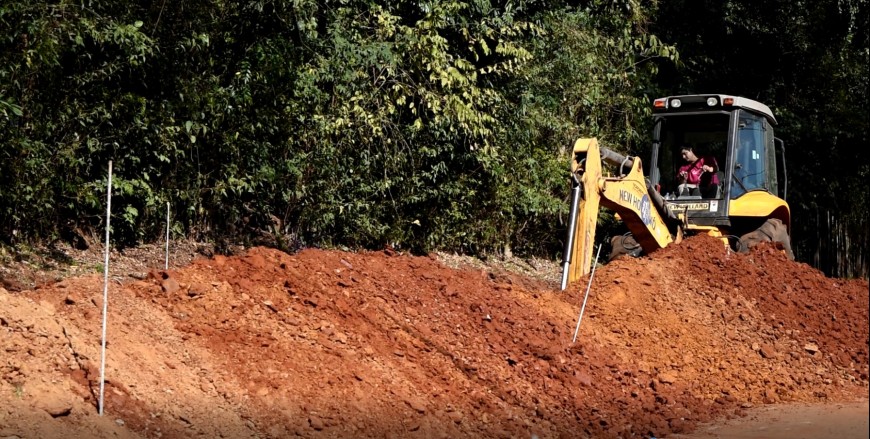 Comenzaron las obras de extensión de red de agua en las chacras 188 y 191 1 2 - Obra - 1