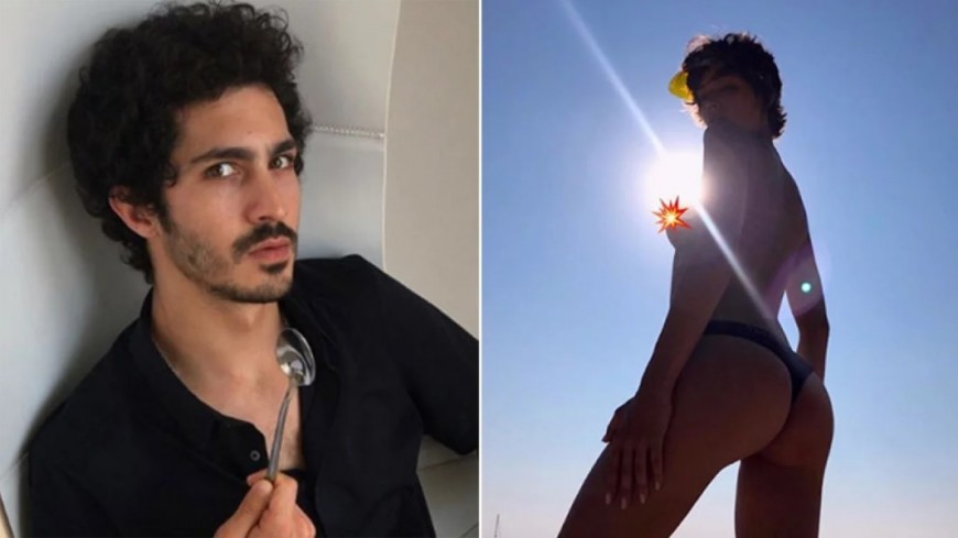 El comentario del Chino Darín al ver una foto súper sexy en topless de Úrsula Corberó