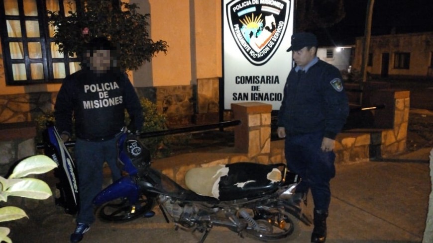 Recuperaron una moto en San Ignacio