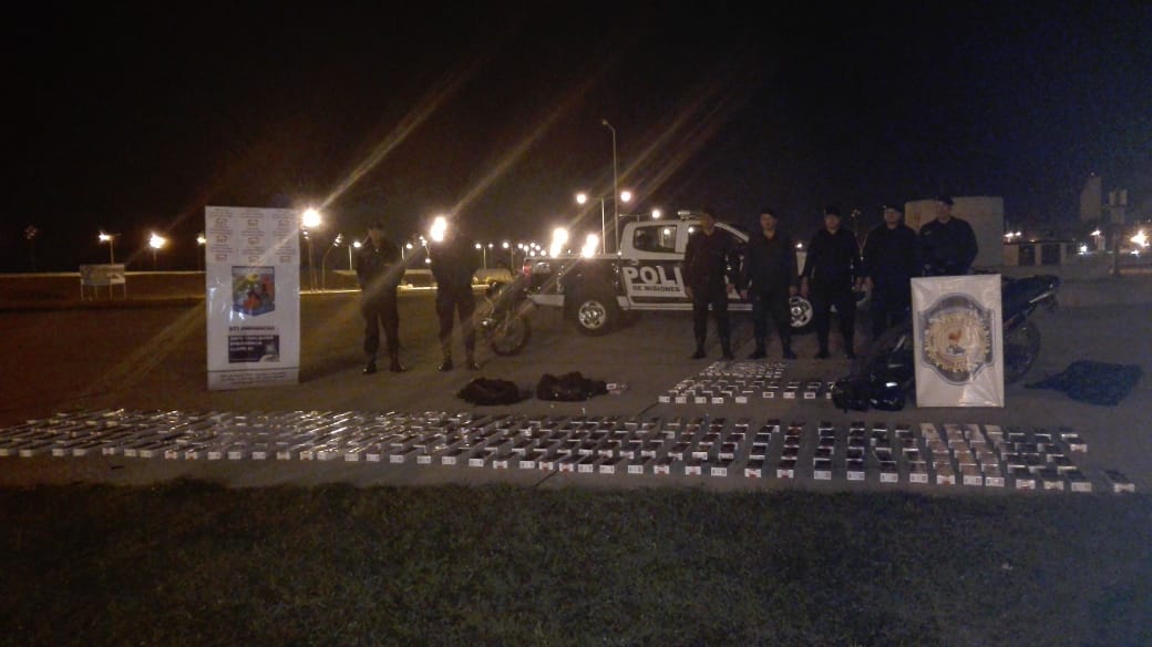 Incautaron más de 500 gruesas de cigarrillos en  intenso operativo en el acceso a Posadas