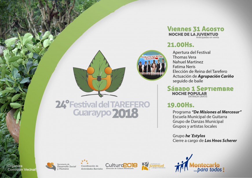 Guaraypo vivirá este fin de semana una nueva edición del Festival del Tarefero