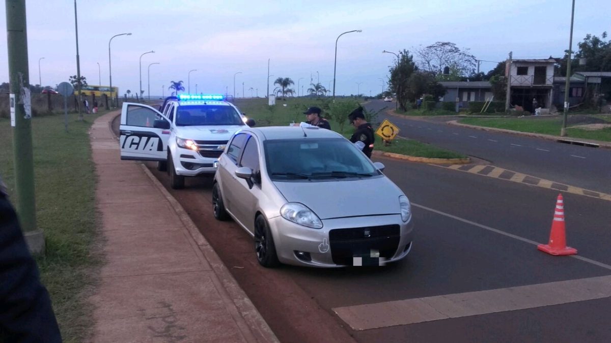 Detuvieron a conductor que exhibió VTV apócrifa en un control