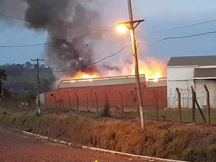 Se incendió el secadero de Piporé en Santo Pipó