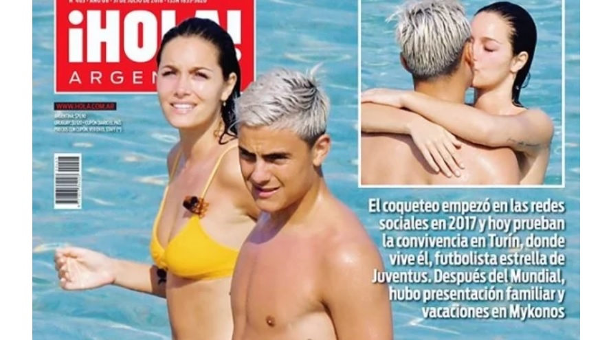 Polémica por el Photoshop en la tapa de ¡Hola! de Oriana Sabatini y Paulo Dybala