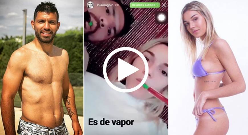 El Kun Agüero, ¿con nueva novia?