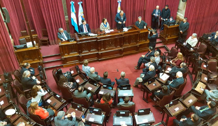 La Cámara alta aprobó con reformas el proyecto de extinción de dominio