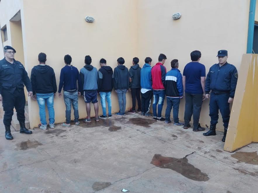 Megaoperativo en San Vicente y San Pedro dejó diez detenidos y vehículos secuestrados  