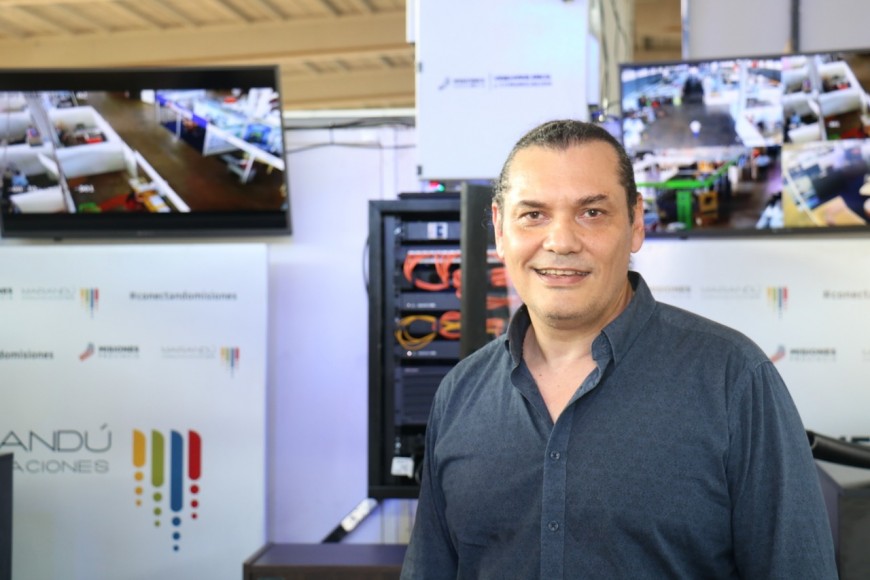 Con un amplio stand tecnológico, Marandú Comunicaciones participa de la Feria Forestal Argentina