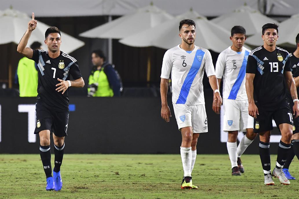 Amistoso internacional: Argentina goleó 3 a 0 a Guatemala en Los Ángeles