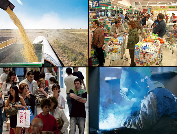 La economía cayó 2,7% en julio y anotó su cuarta caída al hilo