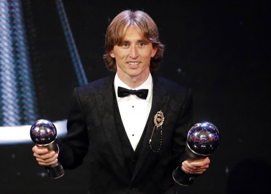 Luka Modric fue elegido como el mejor jugador del año para la Fifa