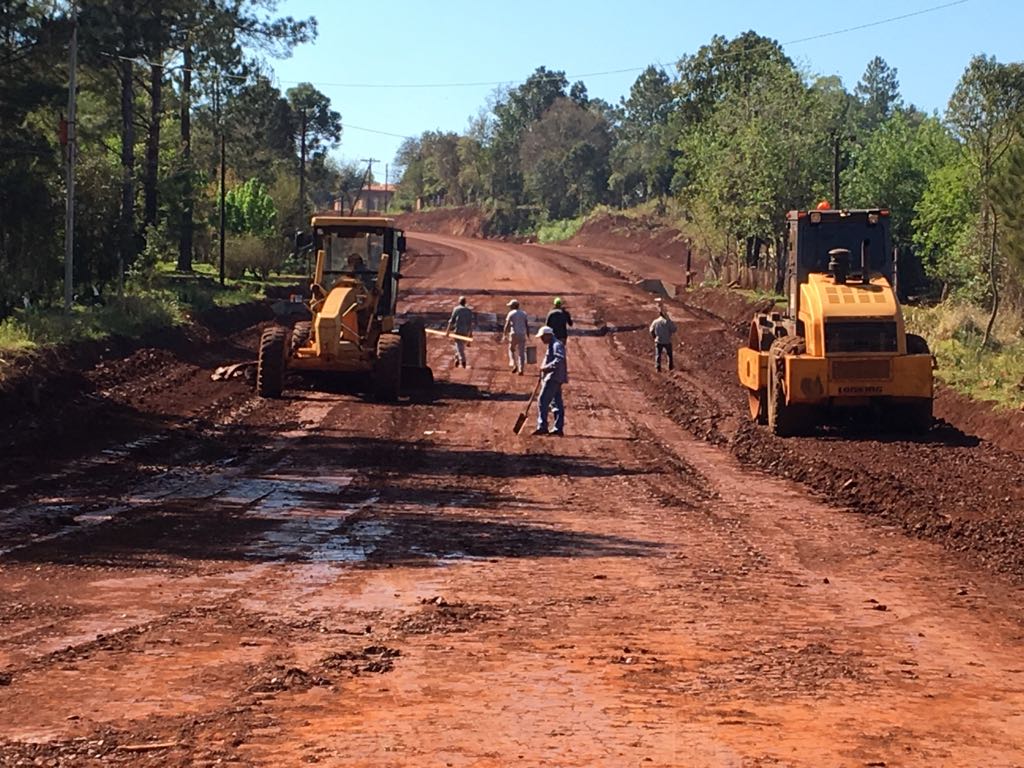 Montecarlo: el nuevo acceso a colonia Guaraypo, con porcentaje de ejecución del 35% 5 10 - Acceso GUARAYPO Septiembre II - 9