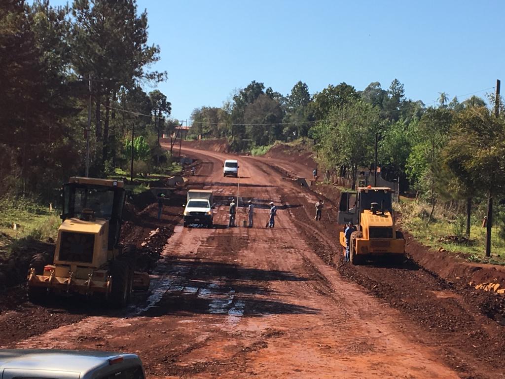 Montecarlo: el nuevo acceso a colonia Guaraypo, con porcentaje de ejecución del 35% 6 12 - Acceso GUARAYPO Septiembre - 11