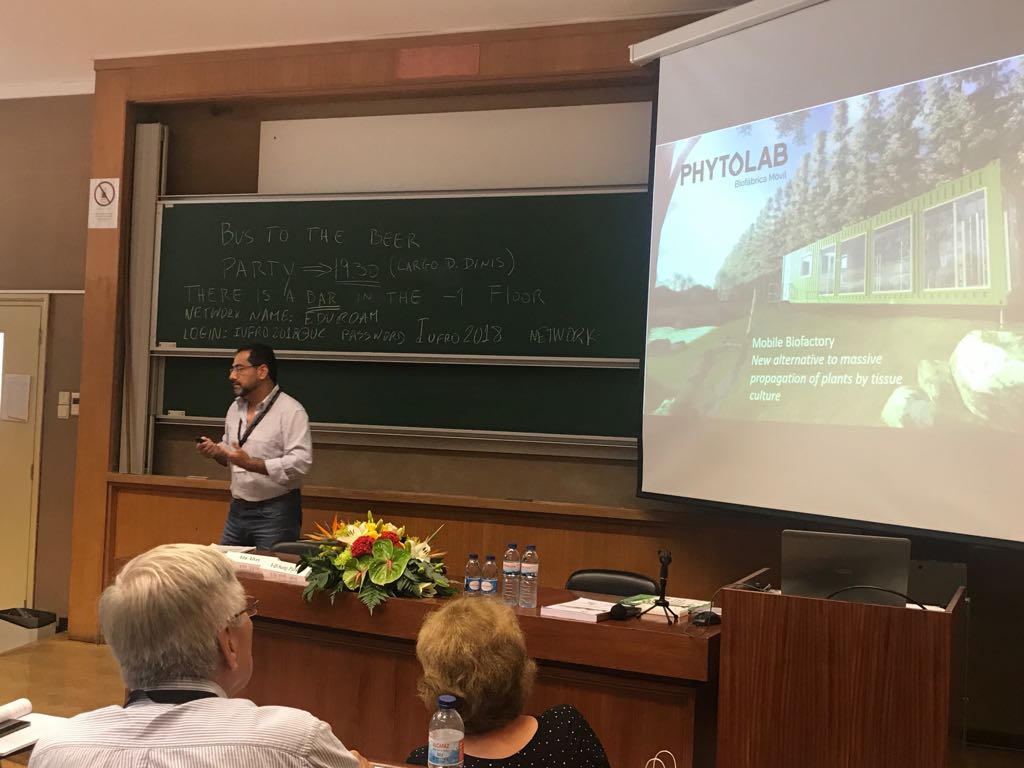 La Biofábrica presentó el laboratorio portable de cultivo «in vitro» Phytolab en Europa