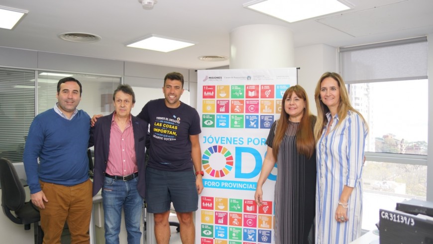 Biciventura: Visitó la Legislatura embajador itinerante de Naciones Unidas