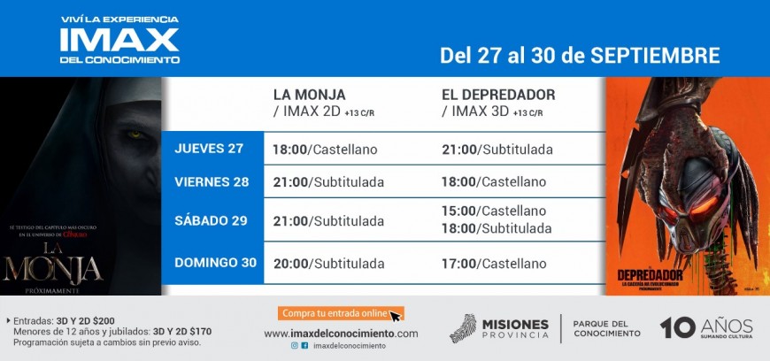 Un fin semana para emociones fuertes en el Imax del Conocimiento 1 2 - Depredador 1 - 1