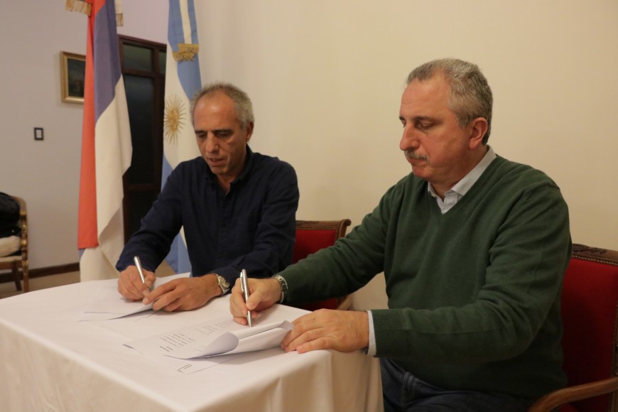 Passalacqua firmó un convenio con Nación para compensar deuda histórica