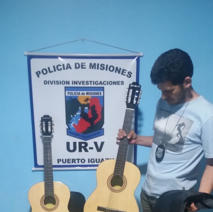 Recuperaron instrumentos musicales robados en un centro cultural de Iguazú