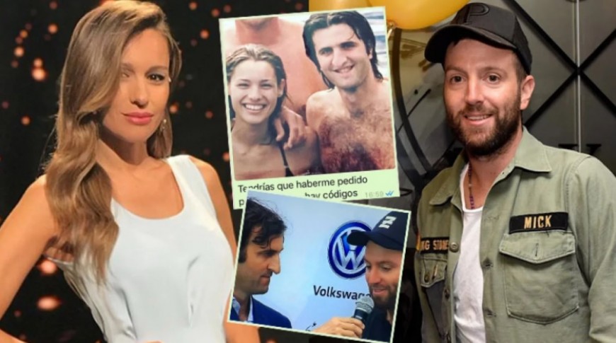 La pícara broma de un amigo de Polito Pieres por chat sobre su romance con Pampita