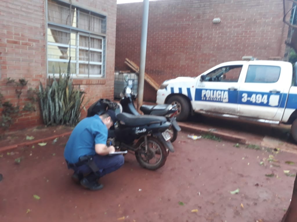 Secuestraron una moto robada y ofrecida para la venta  en un grupo de WhatsApp