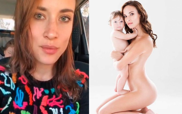 El descargo de la mujer de Mariano Martínez tras publicar fotos desnuda junto a su hija