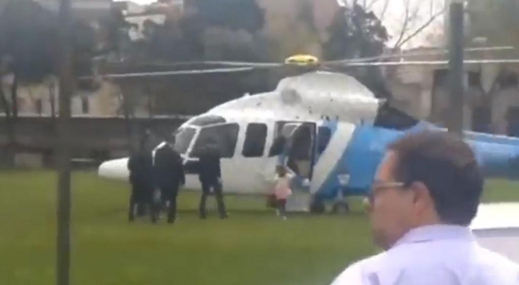 Macri usó un helicóptero oficial para ir buscar a su hija Antonia al colegio