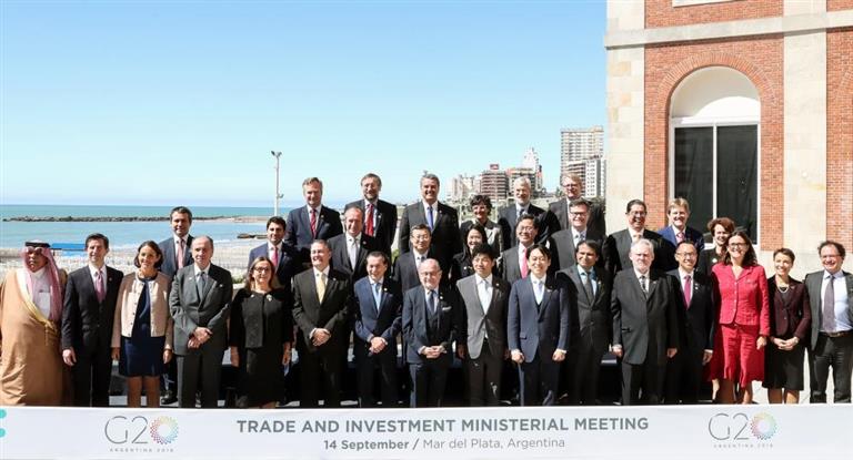 G20: ministerial de Comercio llamó a 