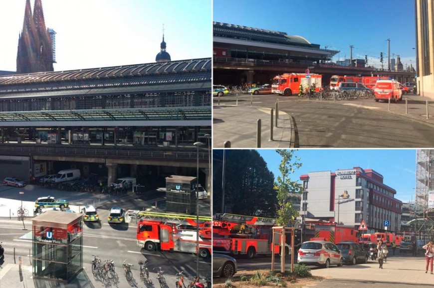 Alemania: evacúan estación de trenes en Colonia por presunta toma de rehenes