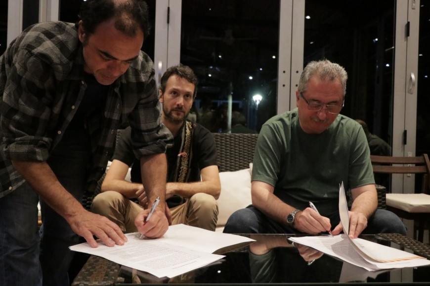 Passalacqua firmó convenios de incentivo a la producción audiovisual con el IAAVIM