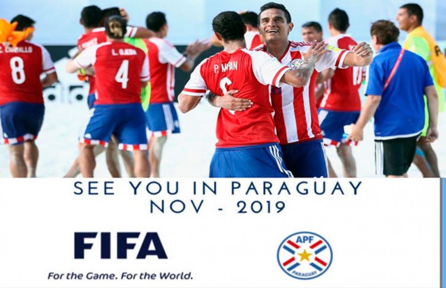 Paraguay sede del Mundial FIFA de Fútbol Playa 2019