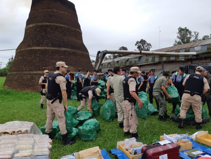 Candelaria: incineraron más de 7 toneladas de drogas secuestradas al narcotráfico