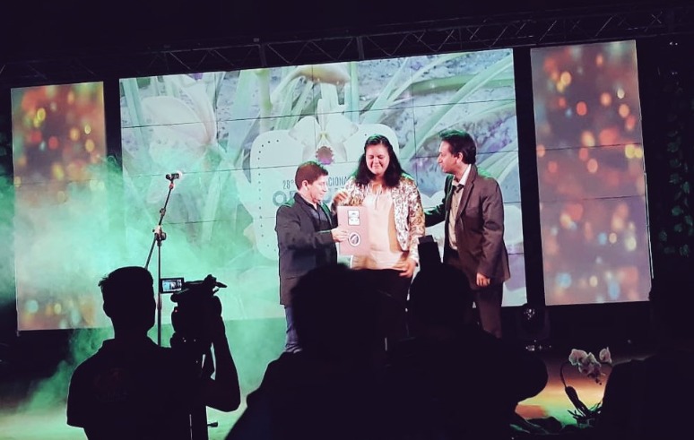 A puro brillo y color, comenzó la Fiesta Nacional de la Orquídea en Montecarlo