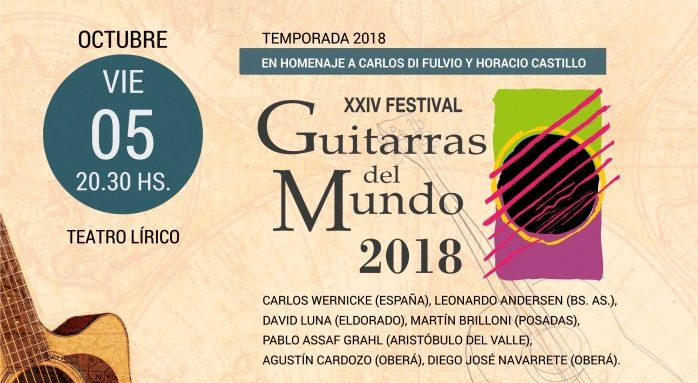 Las Guitarras del Mundo sonarán en el Teatro Lírico