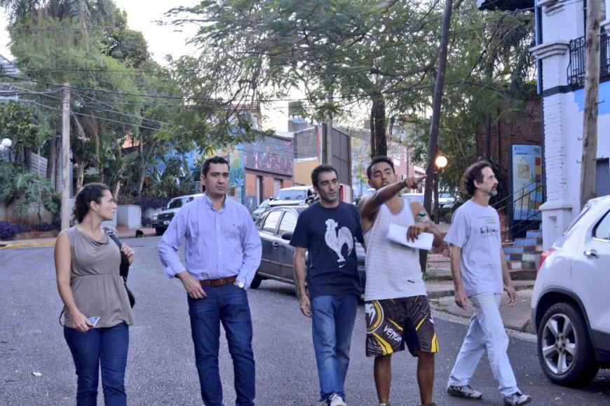 Avanzan las obras de puesta en valor de la Bajada Vieja