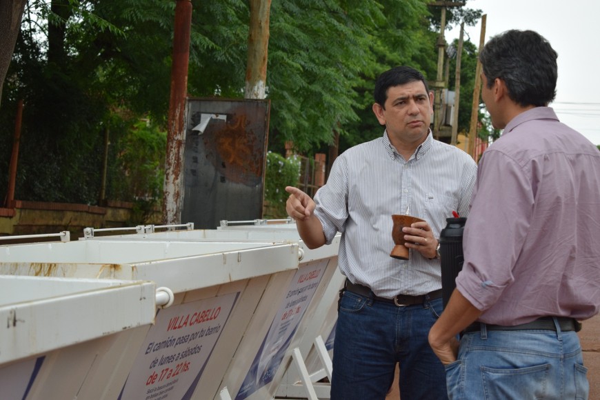 Incorporaron 100 contenedores de basura para la zona oeste de la ciudad